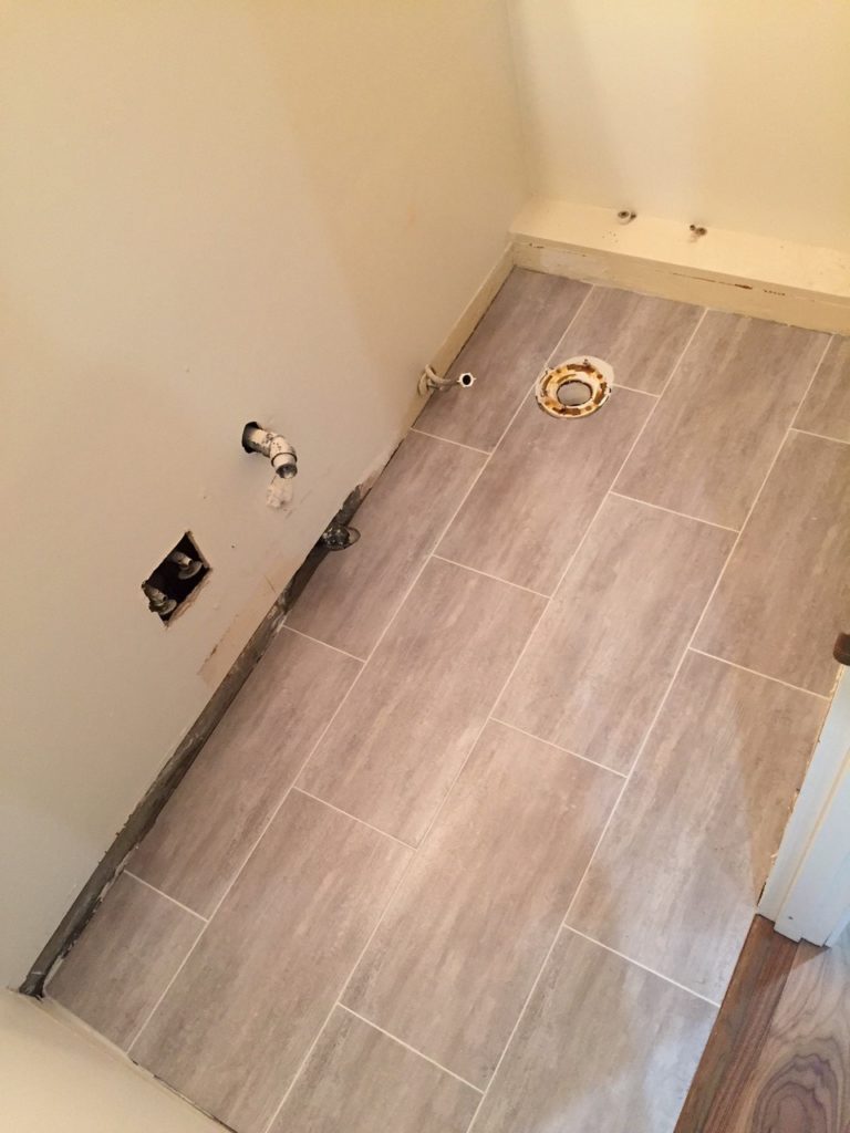 How to grout vinyl tiles